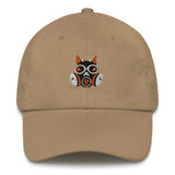 Orange Toxic Squirrel Logo Hat