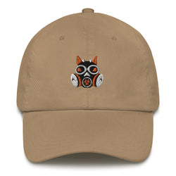 Orange Toxic Squirrel Logo Hat