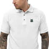 Black Toxic Squirrel Logo Polo