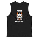 Orange Toxic Squirrel Muscle Shirt