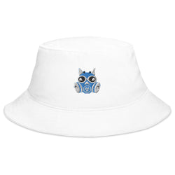 Blue Toxic Squirrel Logo Bucket Hat