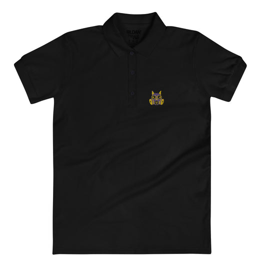 Purple Toxic Squirrel Logo Women's Polo