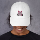 Pink Toxic Squirrel Logo hat