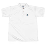 Blue Toxic Squirrel Logo Polo