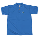 Blue Toxic Squirrel Logo Polo