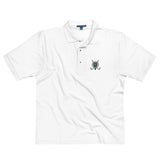 Green Toxic Squirrel Men's Premium Golf Polo