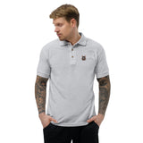 Orange Toxic Squirrel Logo Polo