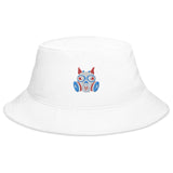 Red Toxic Squirrel Logo Bucket Hat