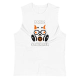 Orange Toxic Squirrel Muscle Shirt