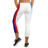 M White Capri Leggings