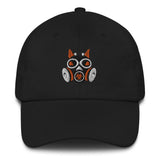 Orange Toxic Squirrel Logo Hat