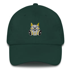 Yellow Toxic Squirrel Logo Hat