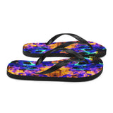 Blue Vibration Flip-Flops