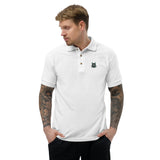 Black Toxic Squirrel Logo Polo