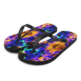 Blue Vibration Flip-Flops