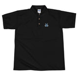 Blue Toxic Squirrel Logo Polo