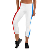 M White Capri Leggings