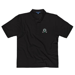 Green Toxic Squirrel Men's Premium Golf Polo