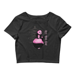 Pink Panda Women’s Crop Tee