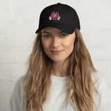 Pink-Green Toxic Squirrel Logo Hat