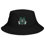 Green Toxic Squirrel Logo Bucket Hat