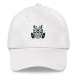 White Toxic Squirrel Logo hat