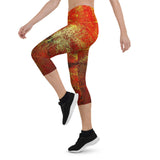 Fantasy Red Capri Leggings