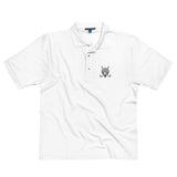 Yellow Toxic Squirrel Men's Premium Golf Polo