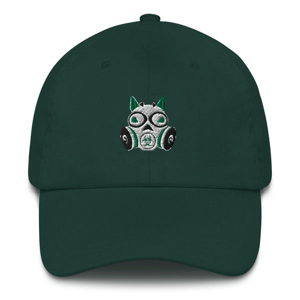 White Toxic Squirrel Logo hat