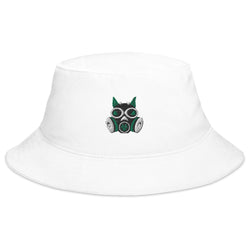 Green Toxic Squirrel Logo Bucket Hat