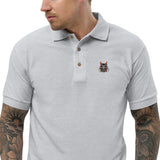 Orange Toxic Squirrel Logo Polo