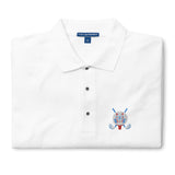 Red Toxic Squirrel Men's Premium Golf Polo