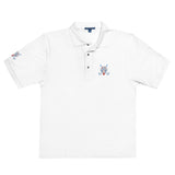 Red Toxic Squirrel Men's Premium Golf Polo