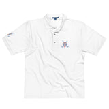 Red Toxic Squirrel Men's Premium Golf Polo