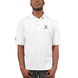 Red Toxic Squirrel Men's Premium Golf Polo